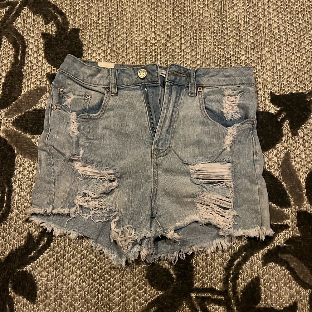Almost Famous Distressed Jean Shorts
